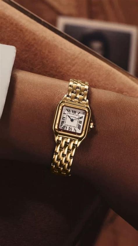 women's gold watch cartier dupe|knockoff cartier watches.